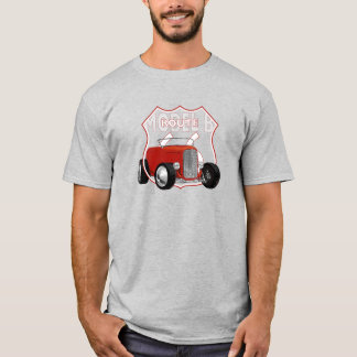 T-shirt 1932 Modèle B Hotrod.
Red Hotrod. Route 66.