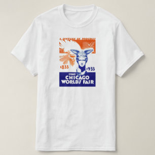 T-shirt 1933 Century of Progress Worlds Fair, Chicago, IL