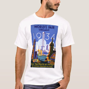 T-shirt 1934 vintage de Chicago d'Exposition