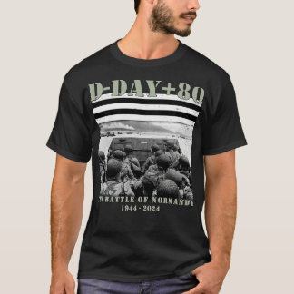 T-shirt 1944 Jour 2024 80e anniversaire Normandie 2