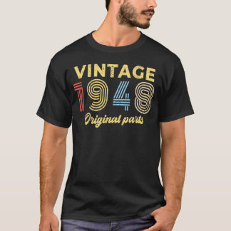 T-shirt 1948 Anniversaire 1948 Partie originale