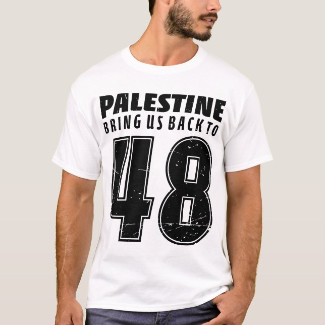 T-shirt 1948 L'espoir palestinien de liberté avant la Nakb (Devant)