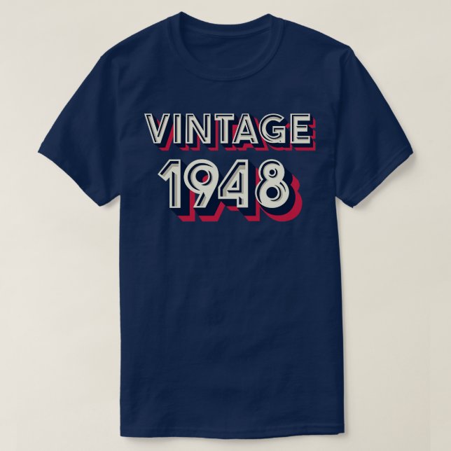 T-shirt 1948 vintage (Design devant)