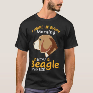 T-shirt 194 Je Me Réveille Chaque Matin Avec Un Beagle Par