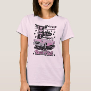 T-shirt 1950 Sock Hop Dance Costume Retro les années 50 Ro