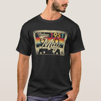 T-shirt 1951 70E Anniversaire 70 Ans Retro Clas Vintage