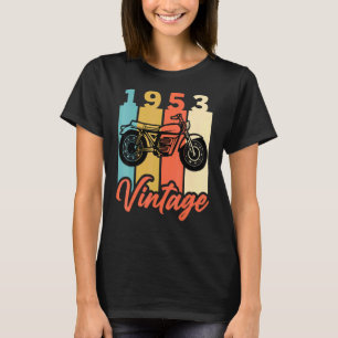 T-shirt 1953 Anniversaire de l'année de naissance Moto rét
