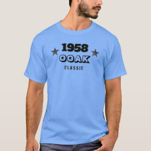 T-shirt 1958 OOAK Classique ! Soixantième Anniversaire Uni