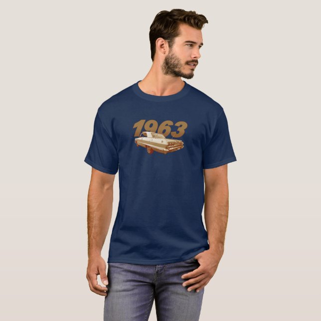 T-shirt 1963 d'impala de Chevy (Devant entier)