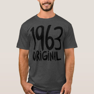 T-shirt 1963 Né en 1963 Année de naissance 1963
