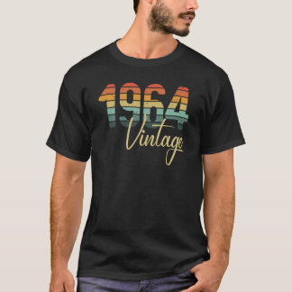 T-shirt 1964 All Original Parts B Day Vintage Retro Sunset