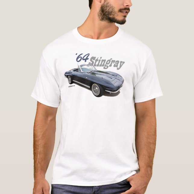 T-SHIRT 1964 de pastenague de Corvette (Devant)