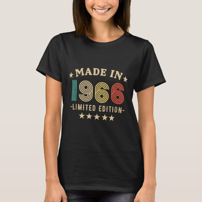 T-shirt 1966 60th Birthday,funny Retro 2026 Gift Him,dad,f (Devant)