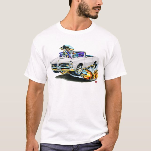 T-shirt 1966-67 convertible blanc de GTO (Devant)