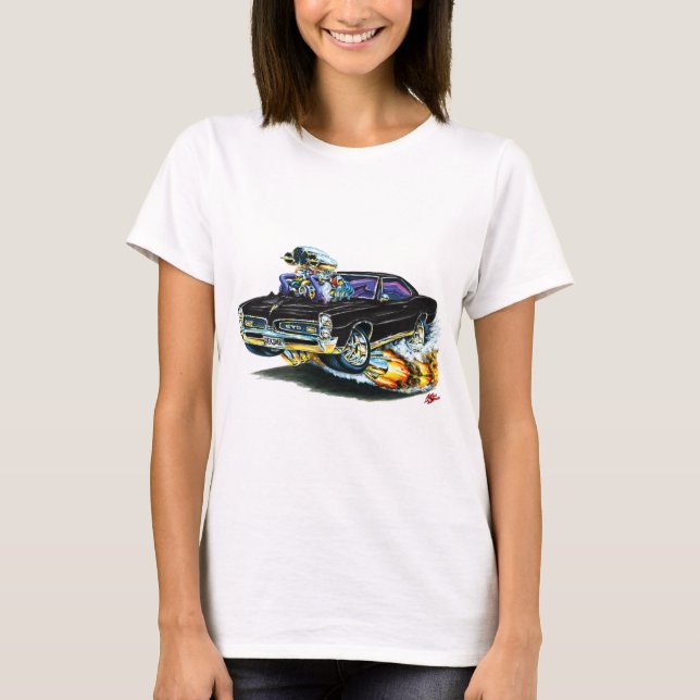 T-shirt 1966-67 voiture noire de GTO (Devant)