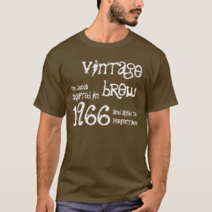 T-shirt 1966 pièces en t drôles de cadeau anniversaire