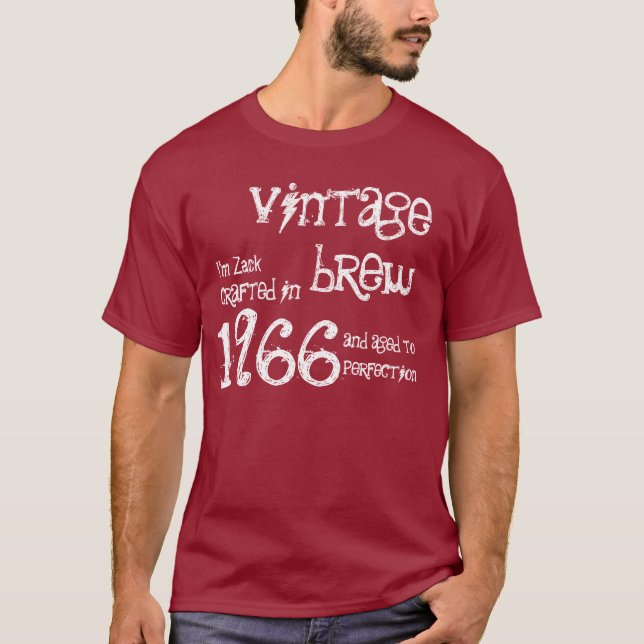T-shirt 1966 Rupture Vintage 50e Anniversaire Drôle Drôle  (Devant)