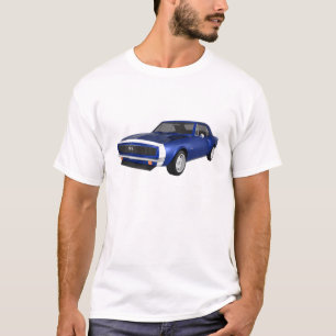 T-shirt 1967 Camaro SS: Fin bleue : Modèle 3D:
