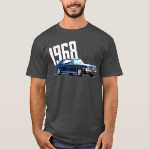 T-shirt 1968 68 Mercury Cougar Bleue Classique Vintage Vie