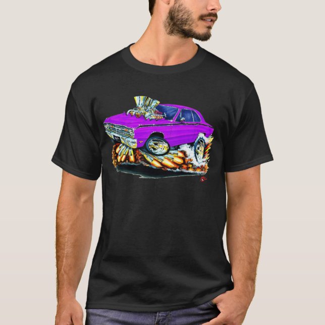 T-shirt 1968-71 voiture de pourpre de dard de Dodge (Devant)