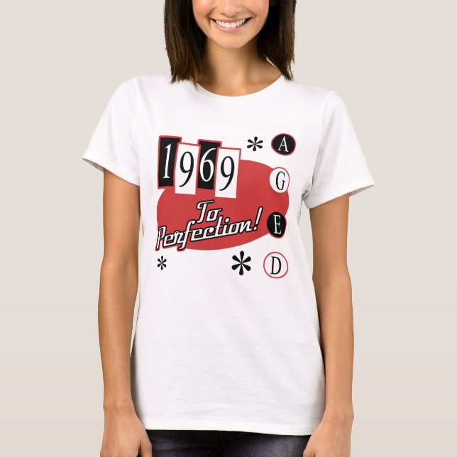 T-shirt 1969 50e anniversaire MidCentury (Devant)