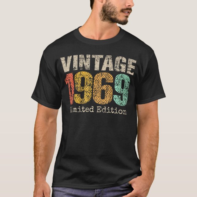 T-shirt 1969 55E Anniversaire 55 Ans Pour (Devant)