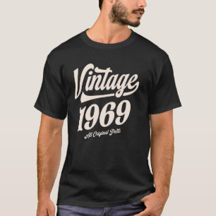 T-shirt 1969 55e anniversaire Cadeaux 55 ans Hommes femmes