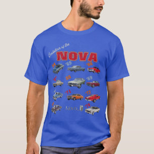 T-shirt 1969 72 63 64 65 66 67 68 70 71 73 74 chevys nova