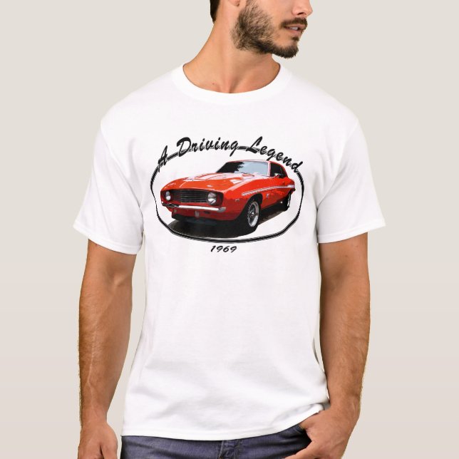 T-shirt 1969_camaro_yenko_orange (Devant)