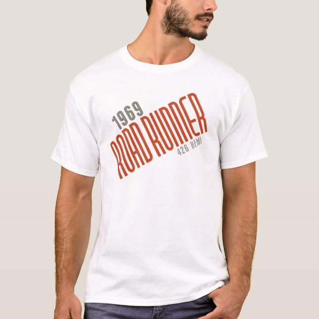 T-shirt 1969 coucou terrestre - orange de vitamine C (Devant)