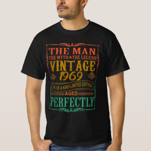 T-shirt 1969 Joyeux cadeaux Anniversaires, légende du myt