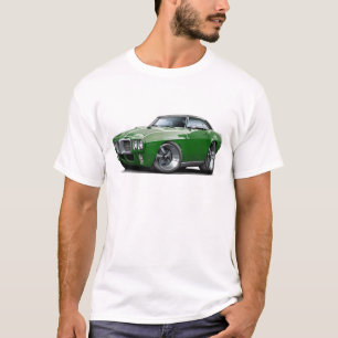 T-shirt 1969 obscurité de Firebird - vert - voiture