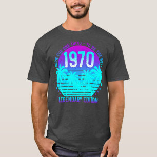 T-shirt 1970 Vintage 51e anniversaire esthétique Sunset Pa