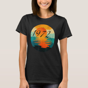 T-shirt 1972 50 ans Retro Vintage 1972 50e anniversaire
