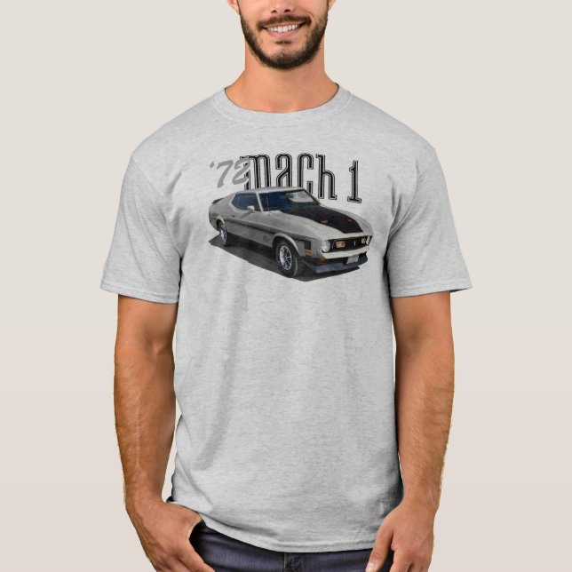 T-SHIRT 1972 du mustang MACH1 (Devant)