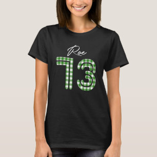 T-shirt 1973 Buffalo Plaid Prochoice Abortion Righ