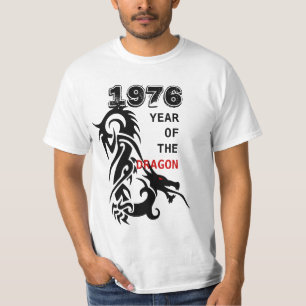 T-shirt 1976 ans de la cohorte de coutume de pièce en t d