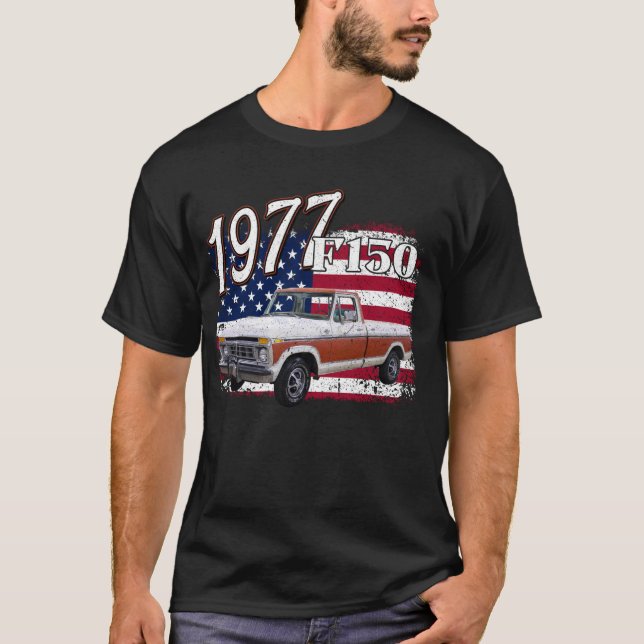 T-shirt 1977 77 f150 4 juillet Américain (Devant)