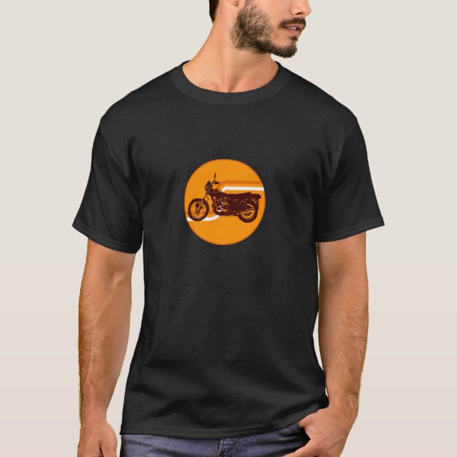 T-shirt 1977 Superbike classique de Kawasaki Z1000 (Devant)