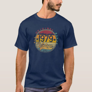 T-shirt 1979 43E Cadeau Anniversaire 43 Ans Vintage Rétro