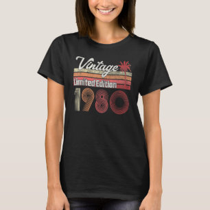 T-shirt 1980 42e anniversaire Vintage 42 ans