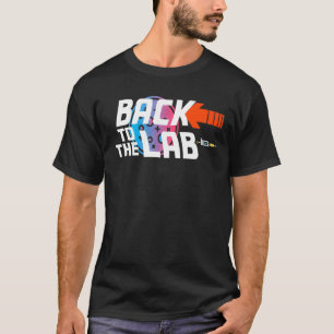 T-SHIRT 1980 RETOUR AU LAB FUNNY MÉDICALE LAB TECH SCIEN