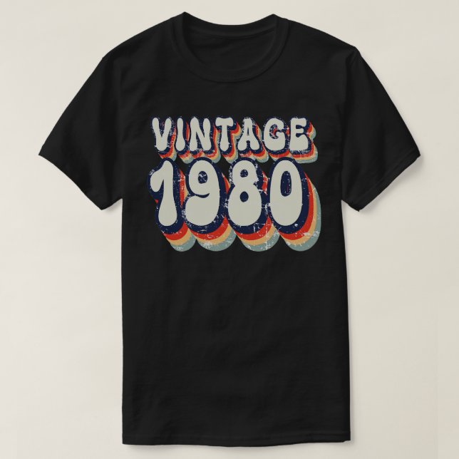 T-shirt 1980 vintage (Design devant)