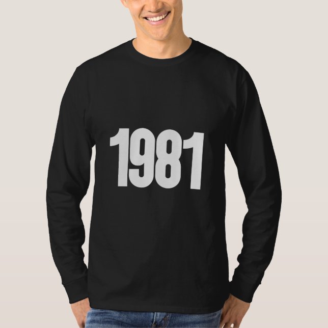 T-SHIRT 1981 (Devant)