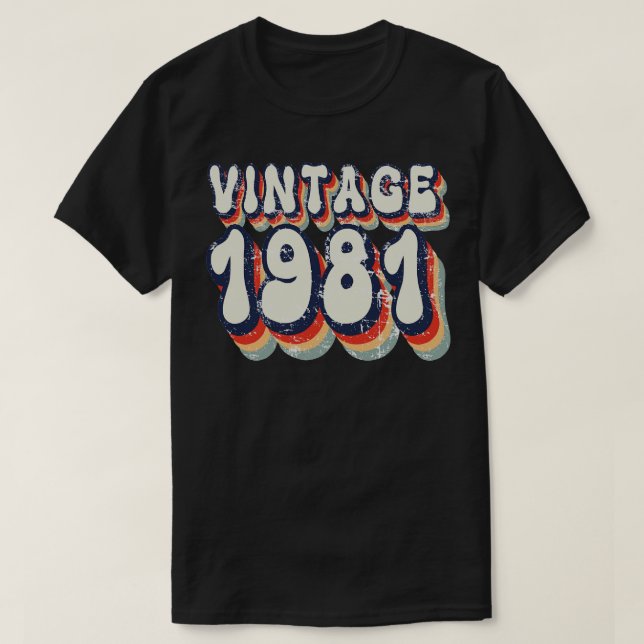 T-shirt 1981 vintage (Design devant)