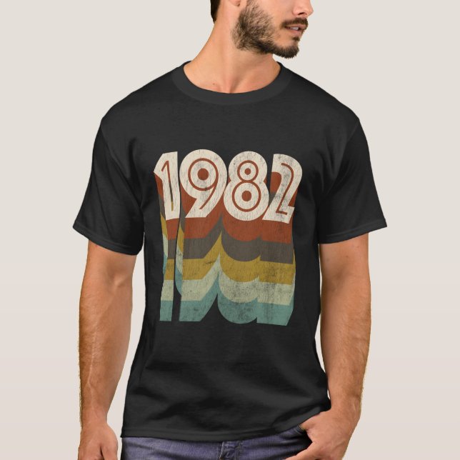 T-shirt 1982 Retro 38E Anniversaire (Devant)