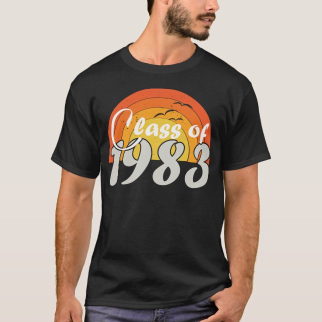 T-shirt 1983 Classe De 83 Réunion De Diplôme 1983 Collège (Devant)