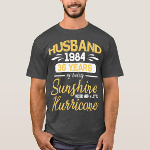 T-shirt 1984 Hus 36 Ans De Soleil Mélangé À L'Heure