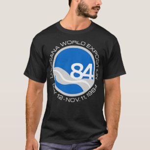 T-shirt 1984 Louisiana World Exposition Icon avec Dates T