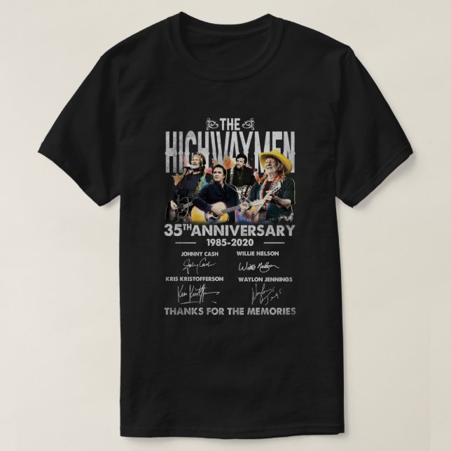 T-shirt 1985-2020 merci pour les souvenirs Les autoroutes  (Design devant)